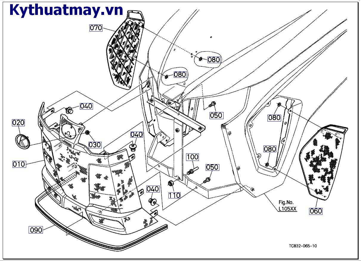 Nắp đậy máy / Ca bô